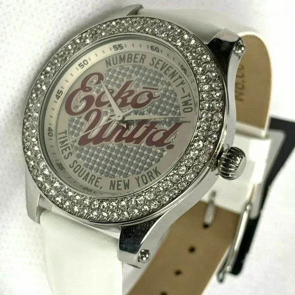 Marc‎ Ecko womens E17536L1 black and gold with gem accents. Stainless steel Marc Ecko | Accessories | Marc Ecko Oval Case And Bracelet  main image 3